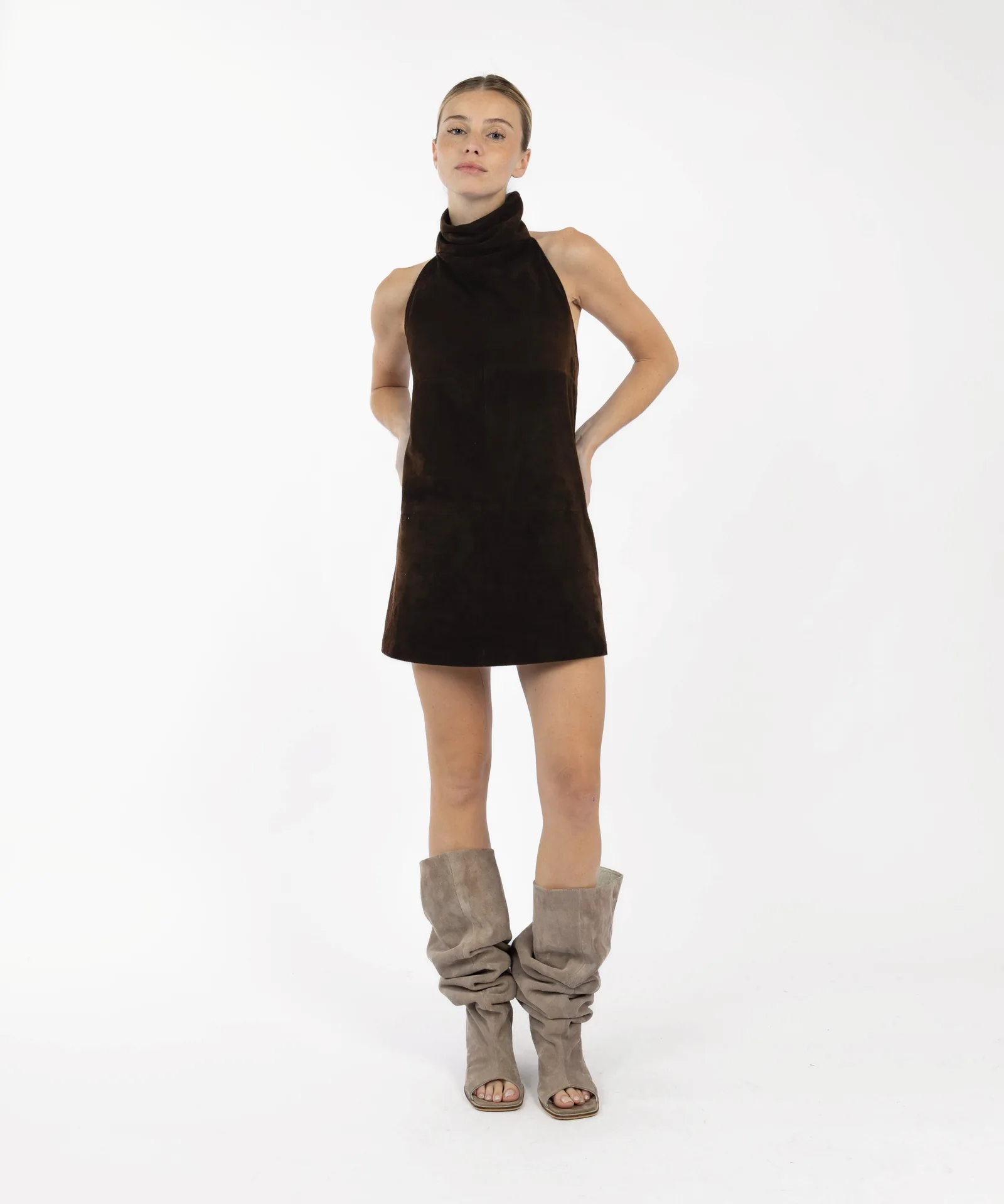 Vestido Garza Cuero 1