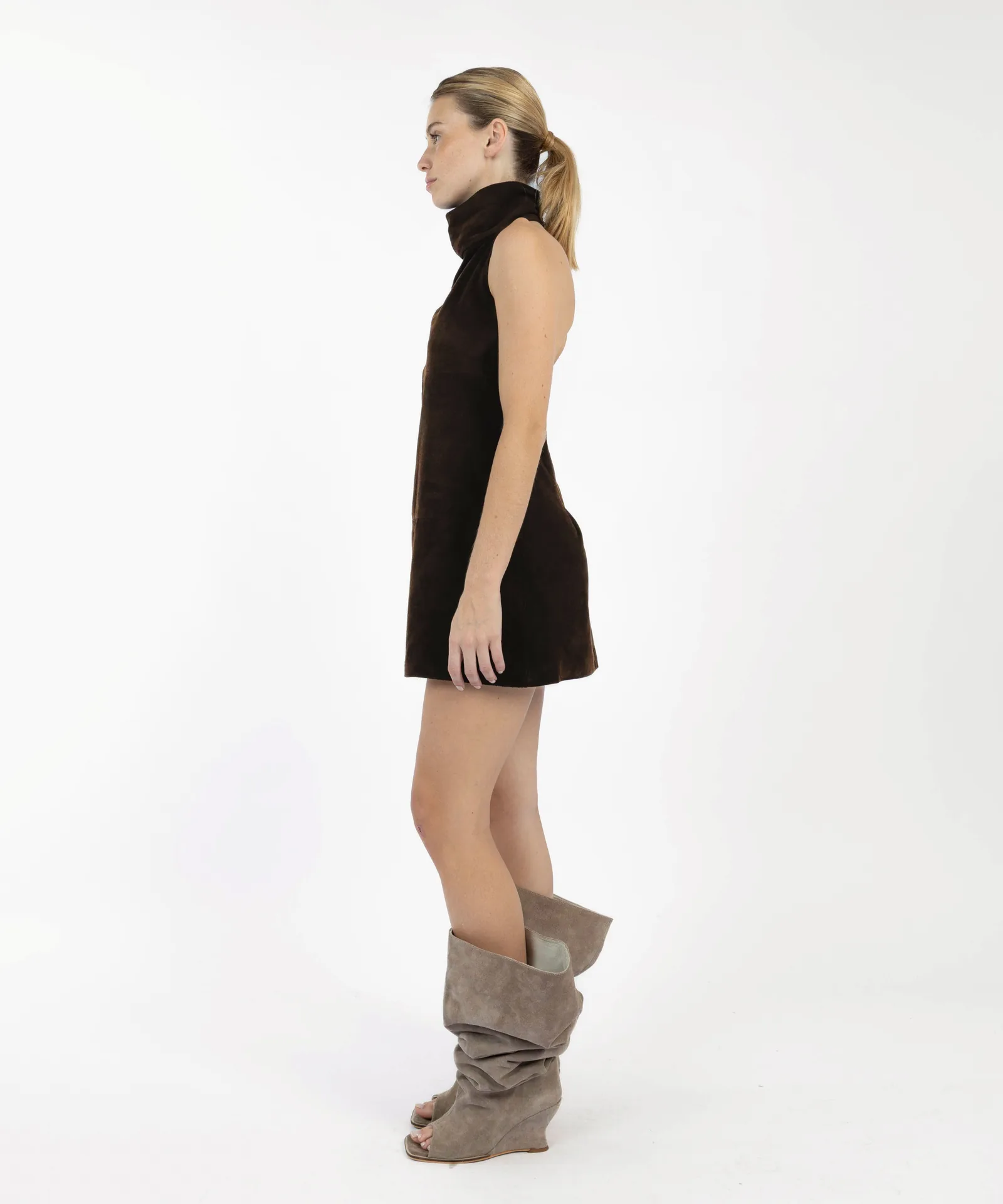 Vestido Garza Cuero 9