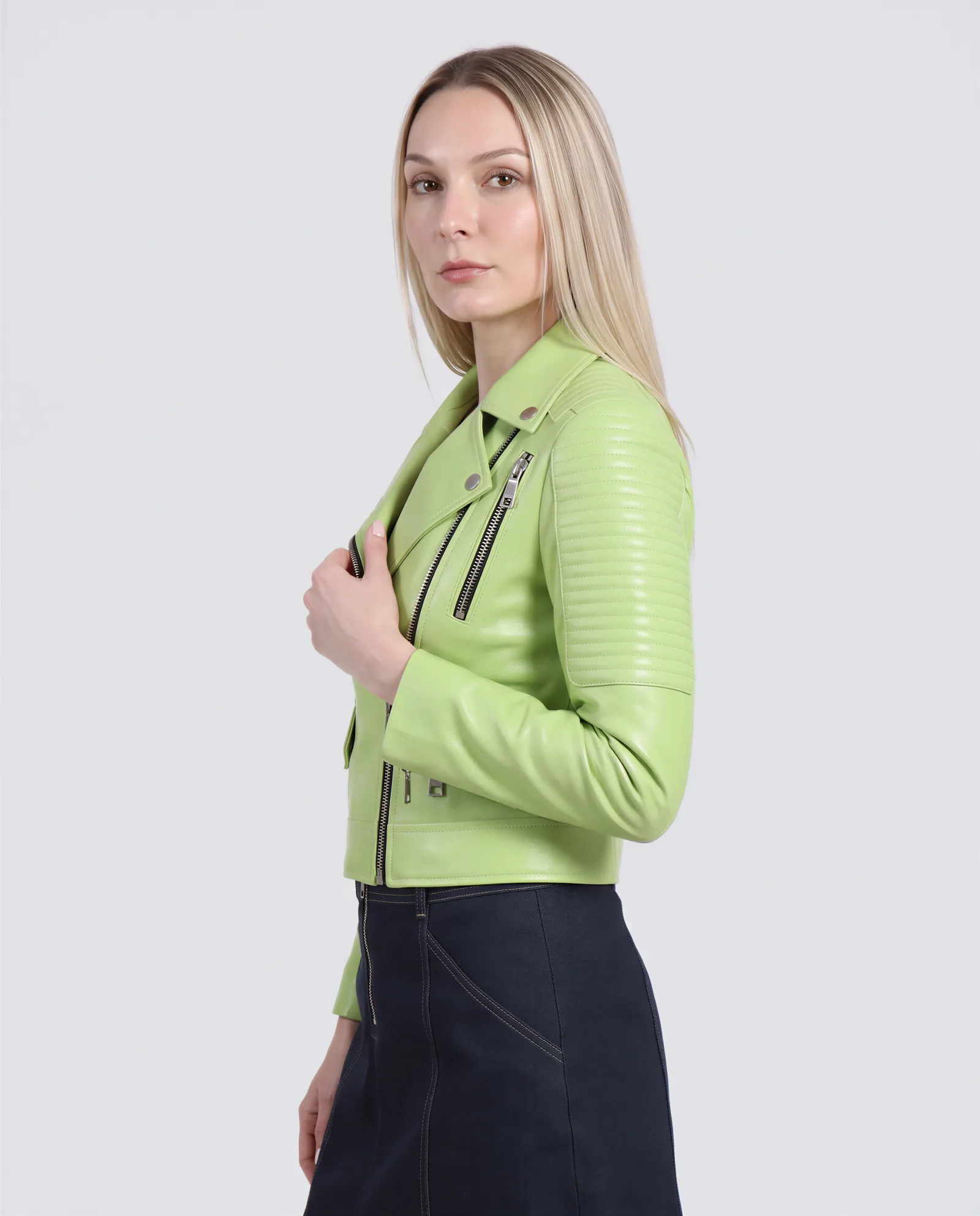 MOTTO Biker Leather Jacket 5