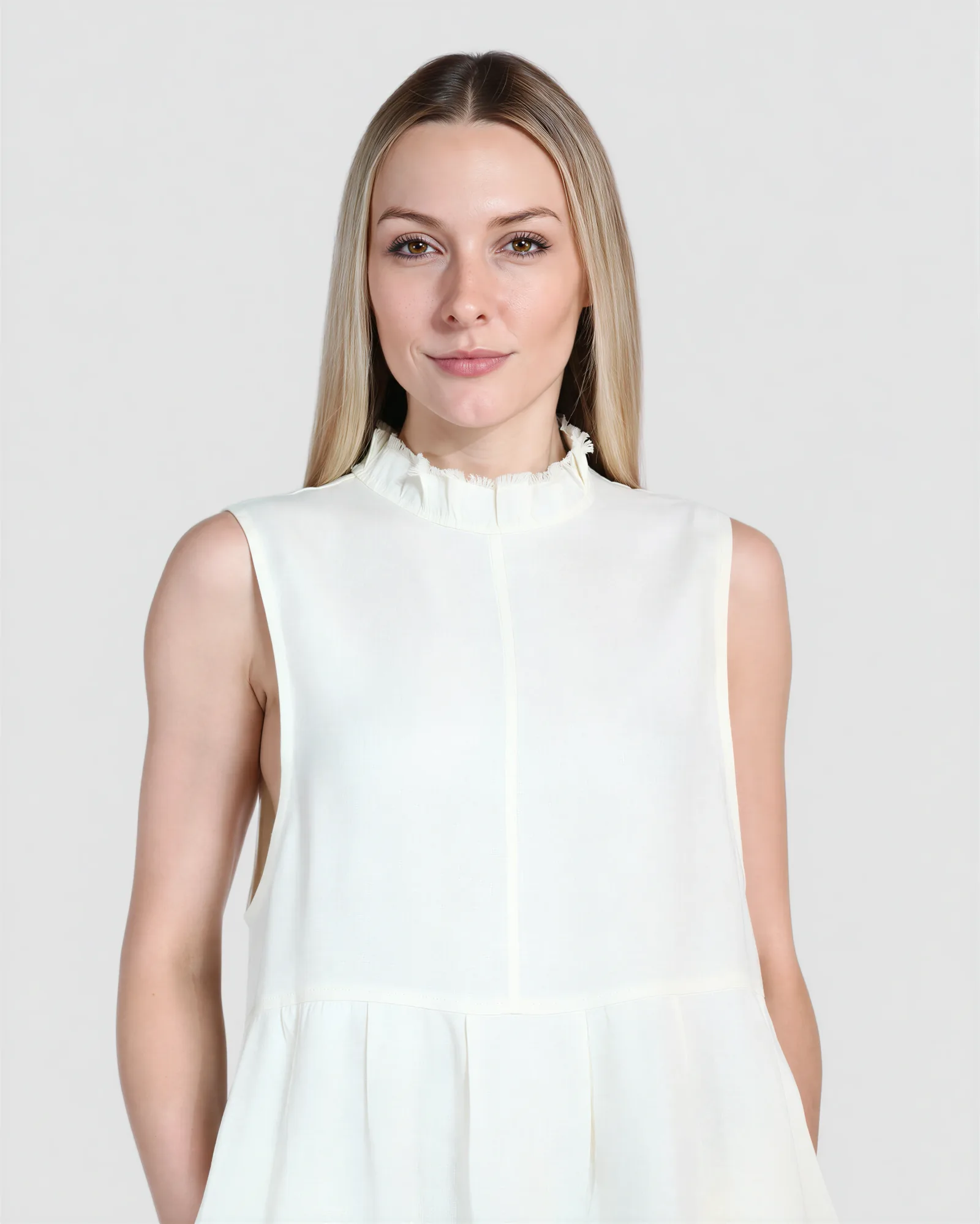 VANGE Maxi Linen Dress 11