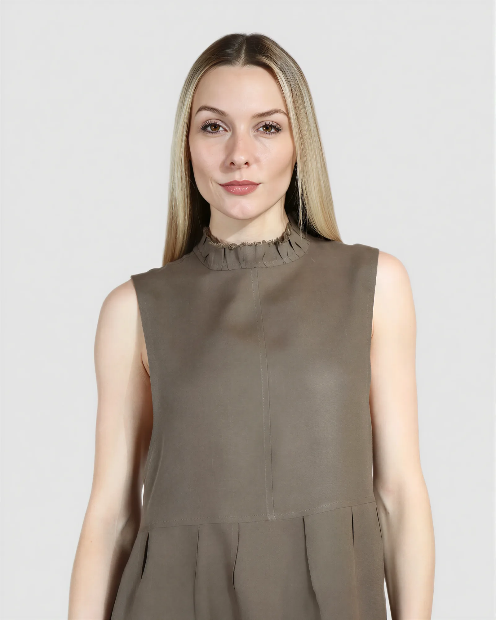 VANGE Maxi Linen Dress 8