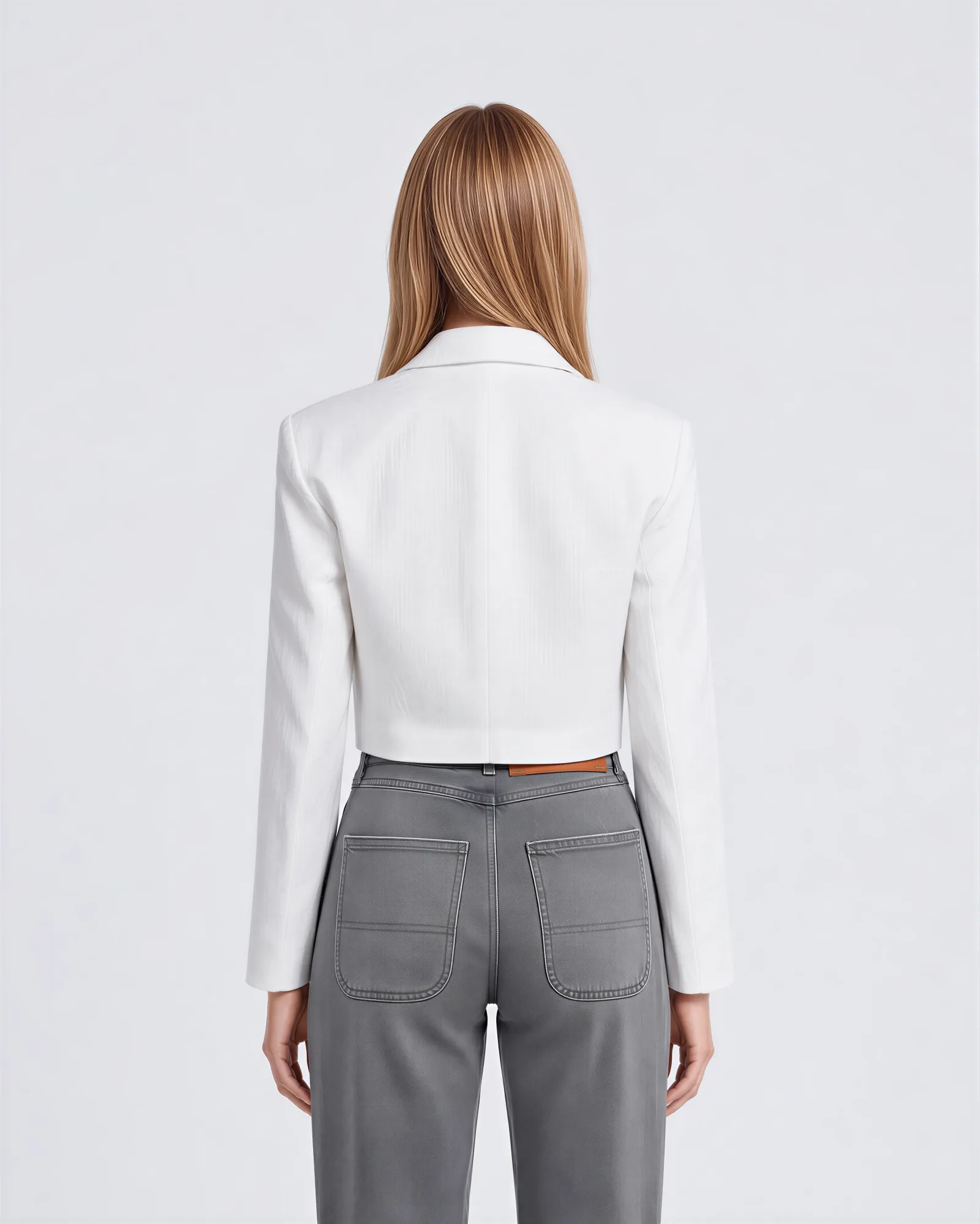 CATA Cropped Toreador Linen Blanzer 7