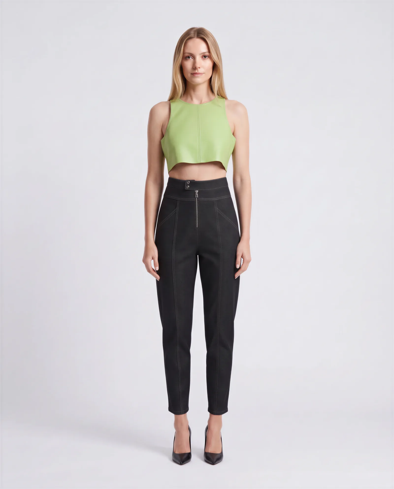 SEVILLA Ultra High Rise Tapered Jeans 5