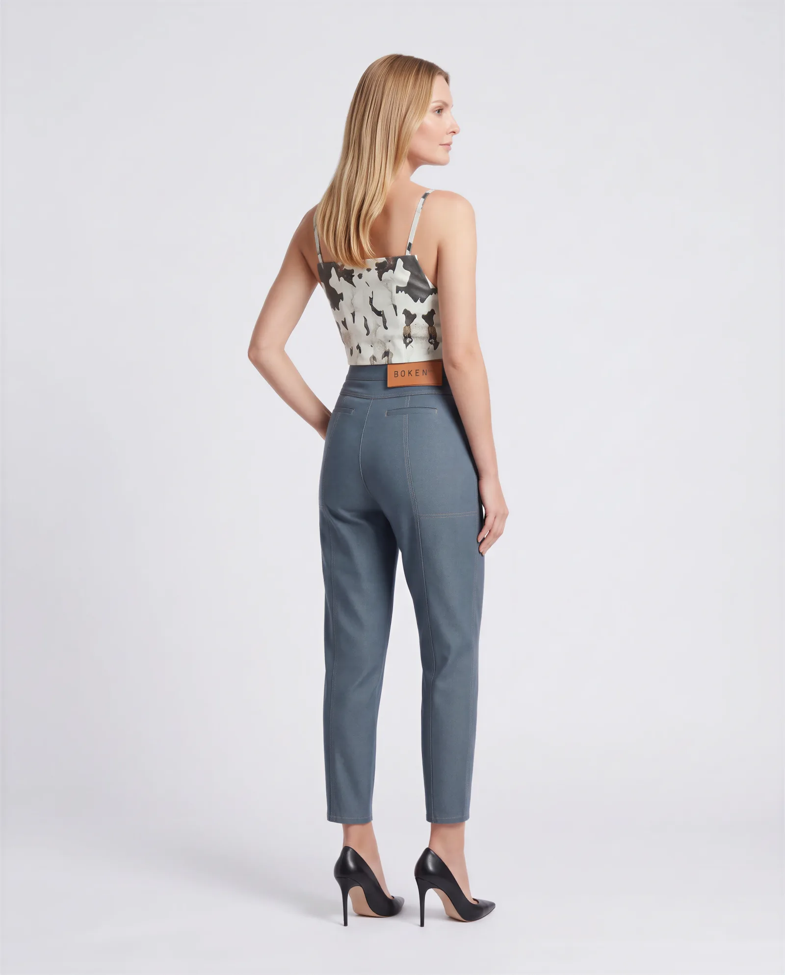 SEVILLA Ultra High Rise Tapered Jeans 4