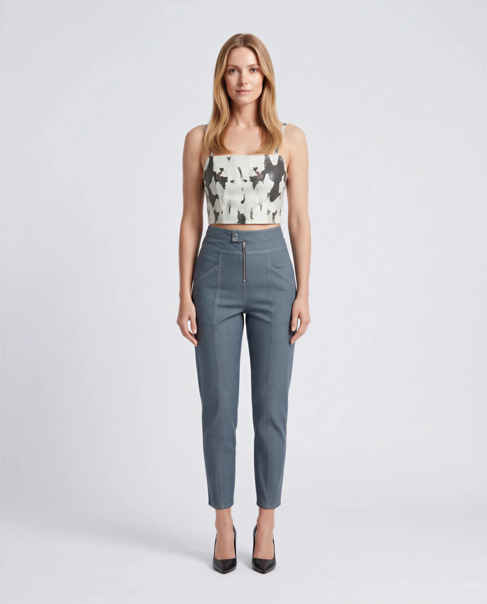 SEVILLA Ultra High Rise Tapered Jeans 1