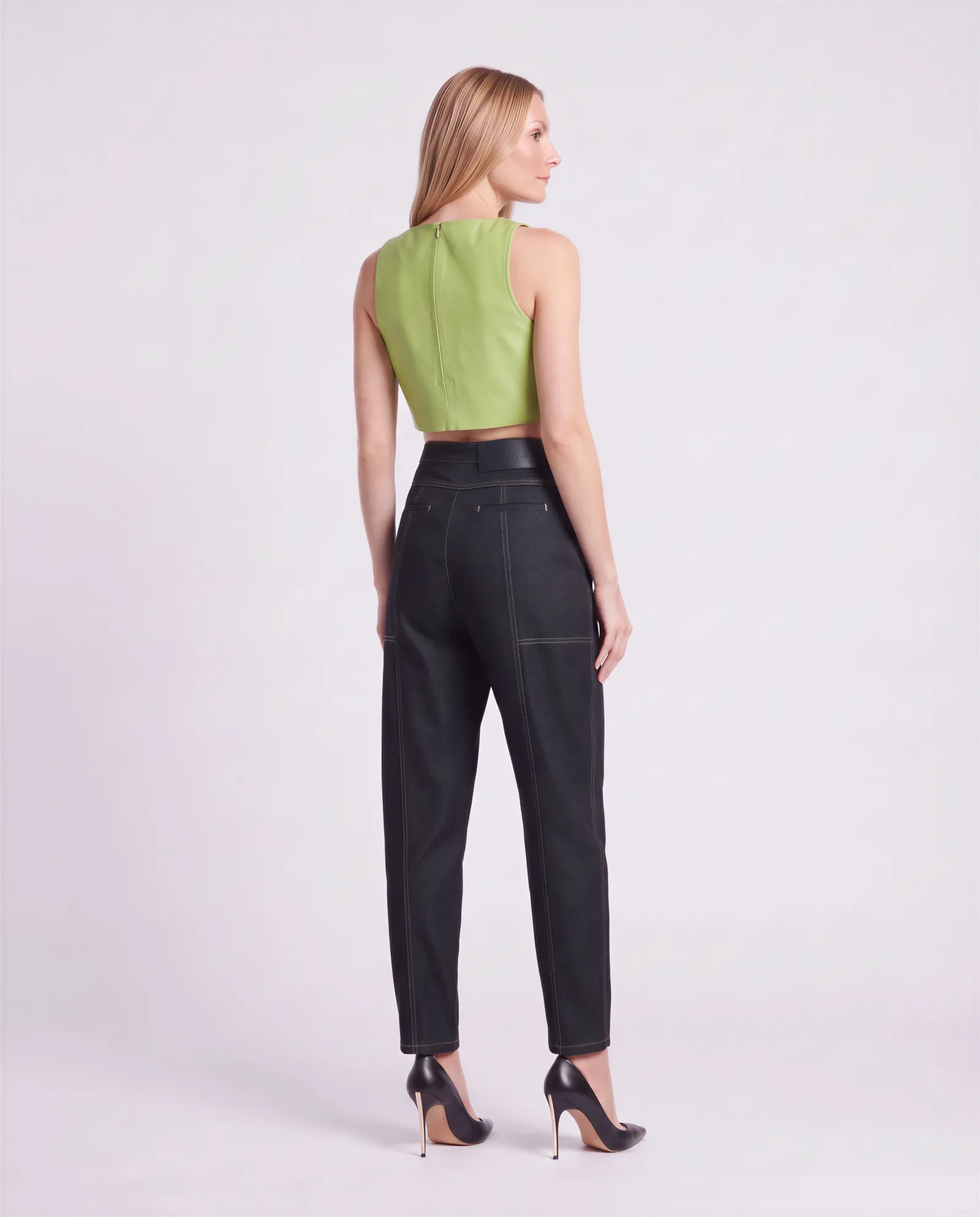 SEVILLA Ultra High Rise Tapered Jeans 6
