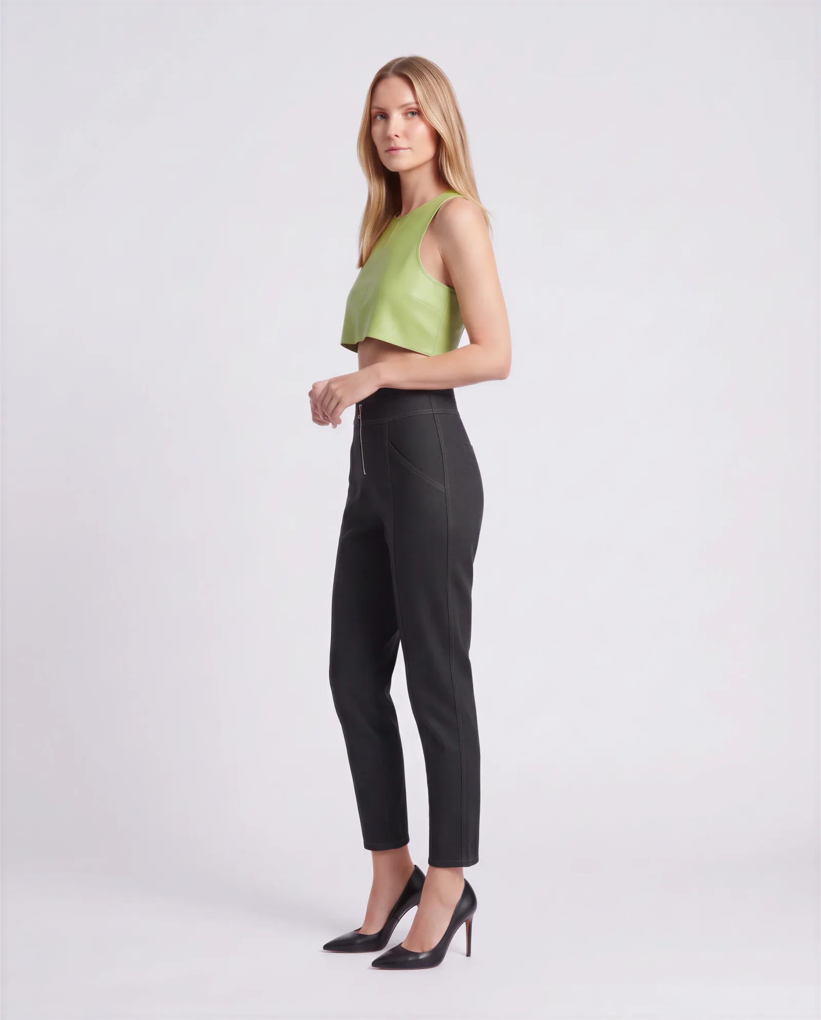 SEVILLA Ultra High Rise Tapered Jeans 2