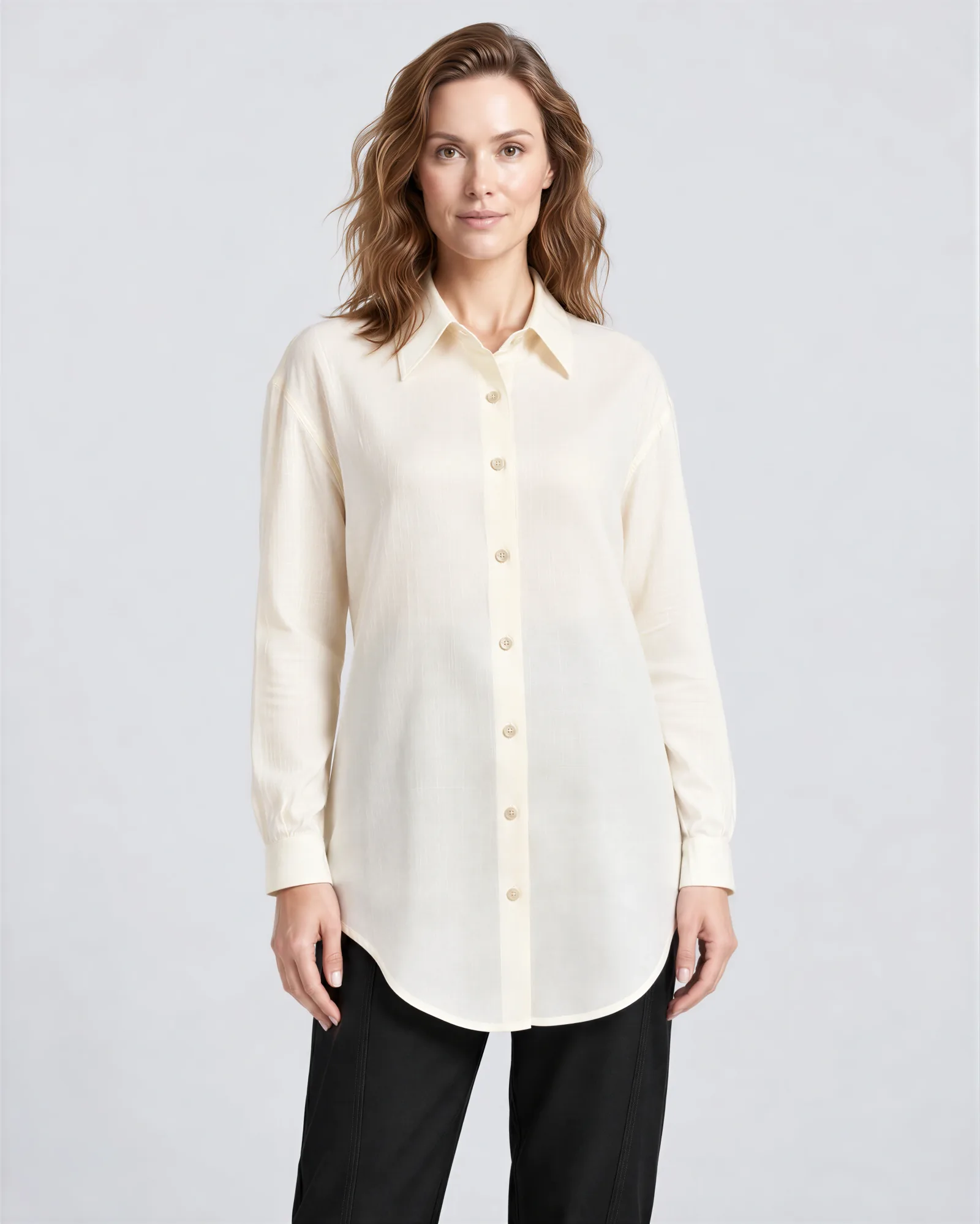 OURA Boyfriend Linen Shirt 2