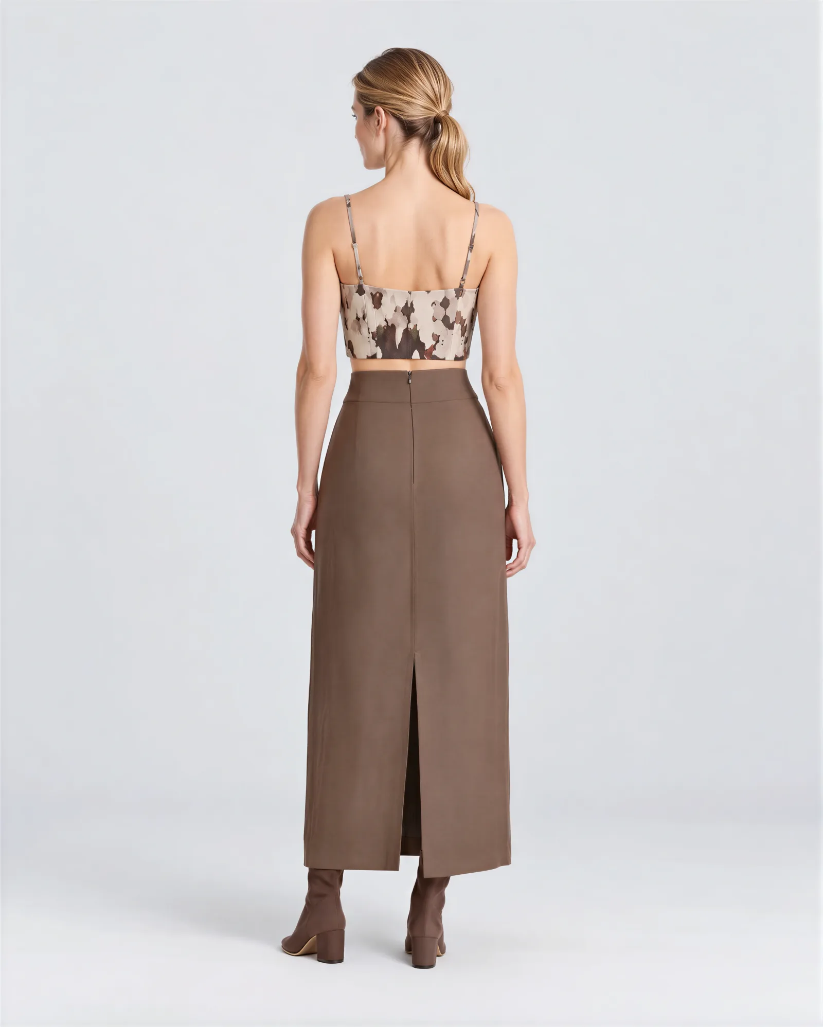 ALMERIA Midi Linen Skirt 4