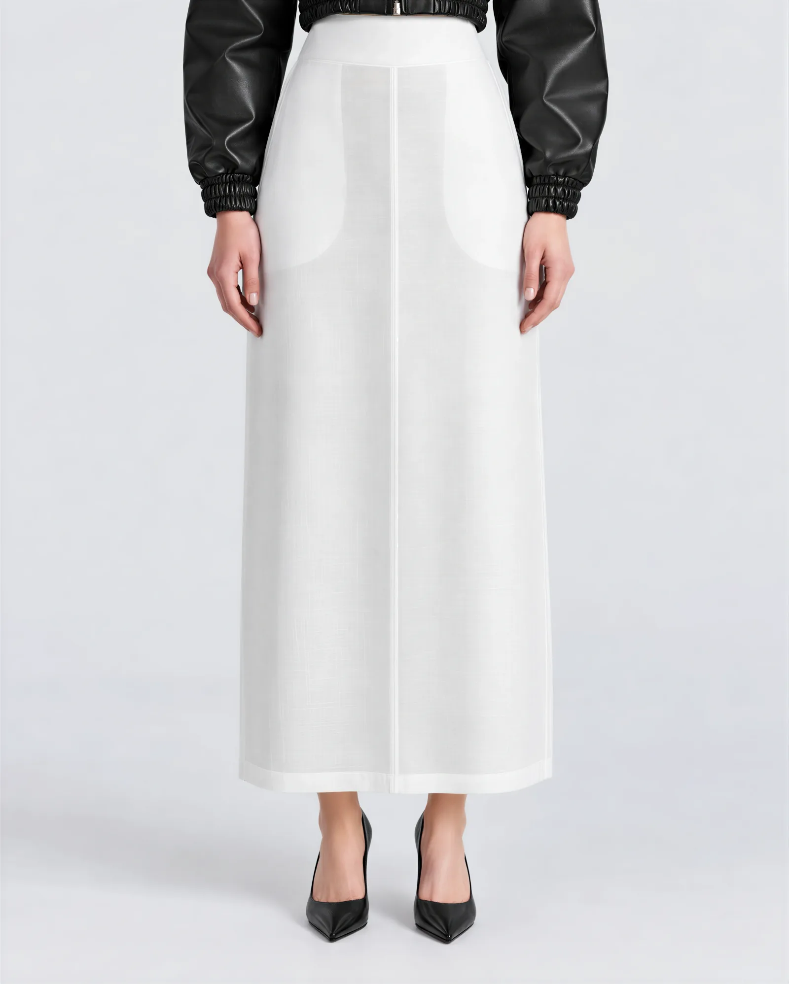 ALMERIA Midi Linen Skirt 10