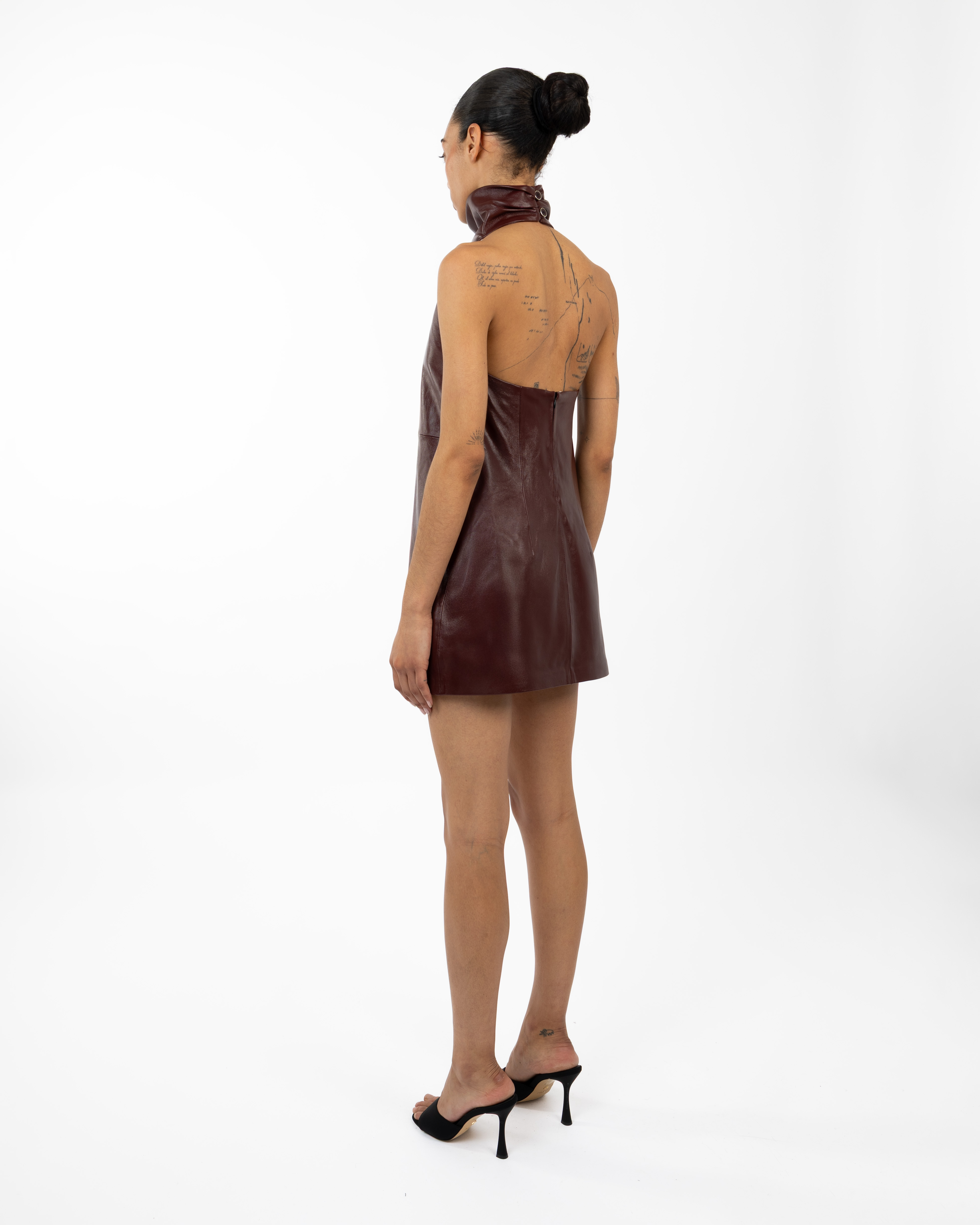 Vestido Garza Cuero 4